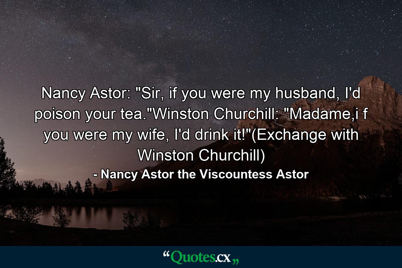 Nancy Astor: 