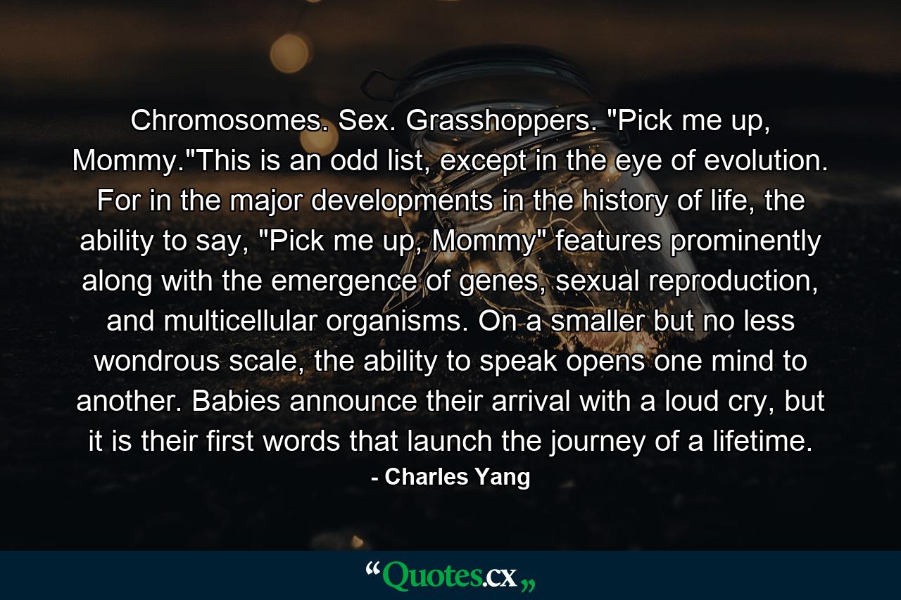 Chromosomes. Sex. Grasshoppers. 