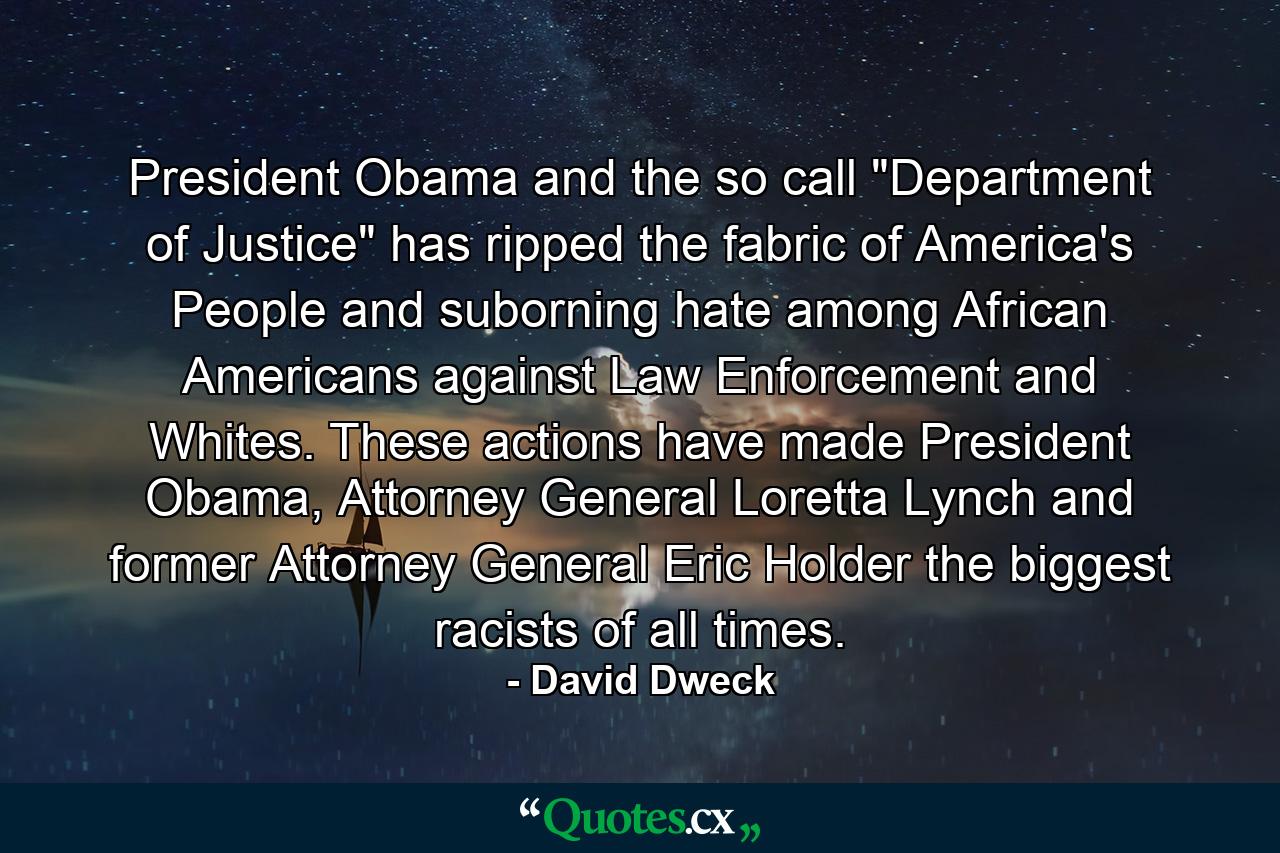 President Obama and the so call 