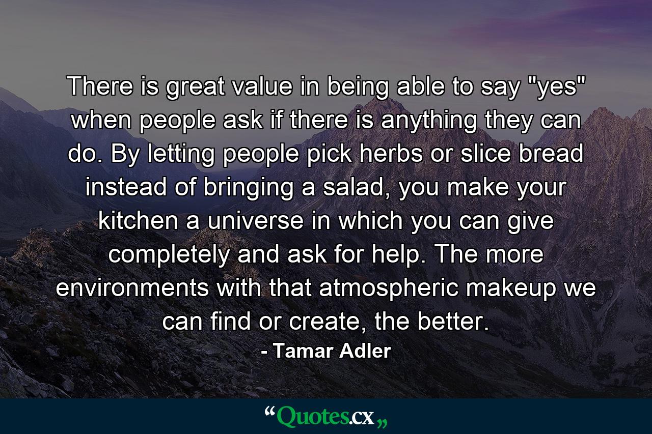 There is great value in being able to say 