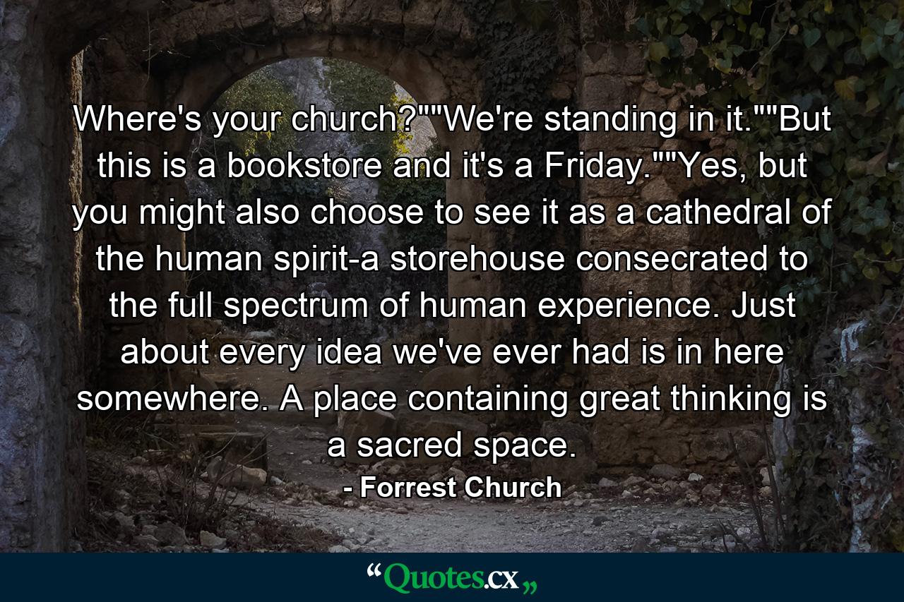 Where's your church?