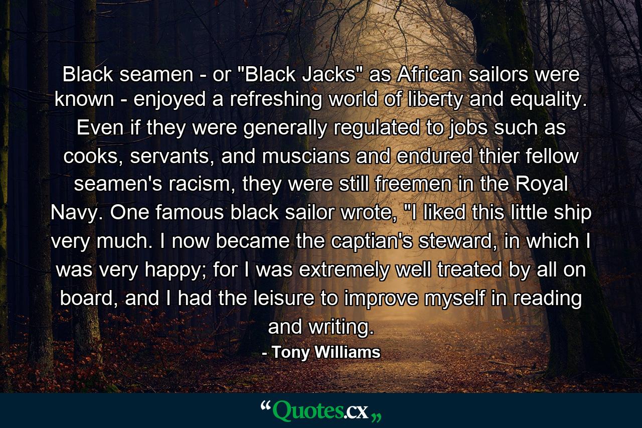 Black seamen - or 