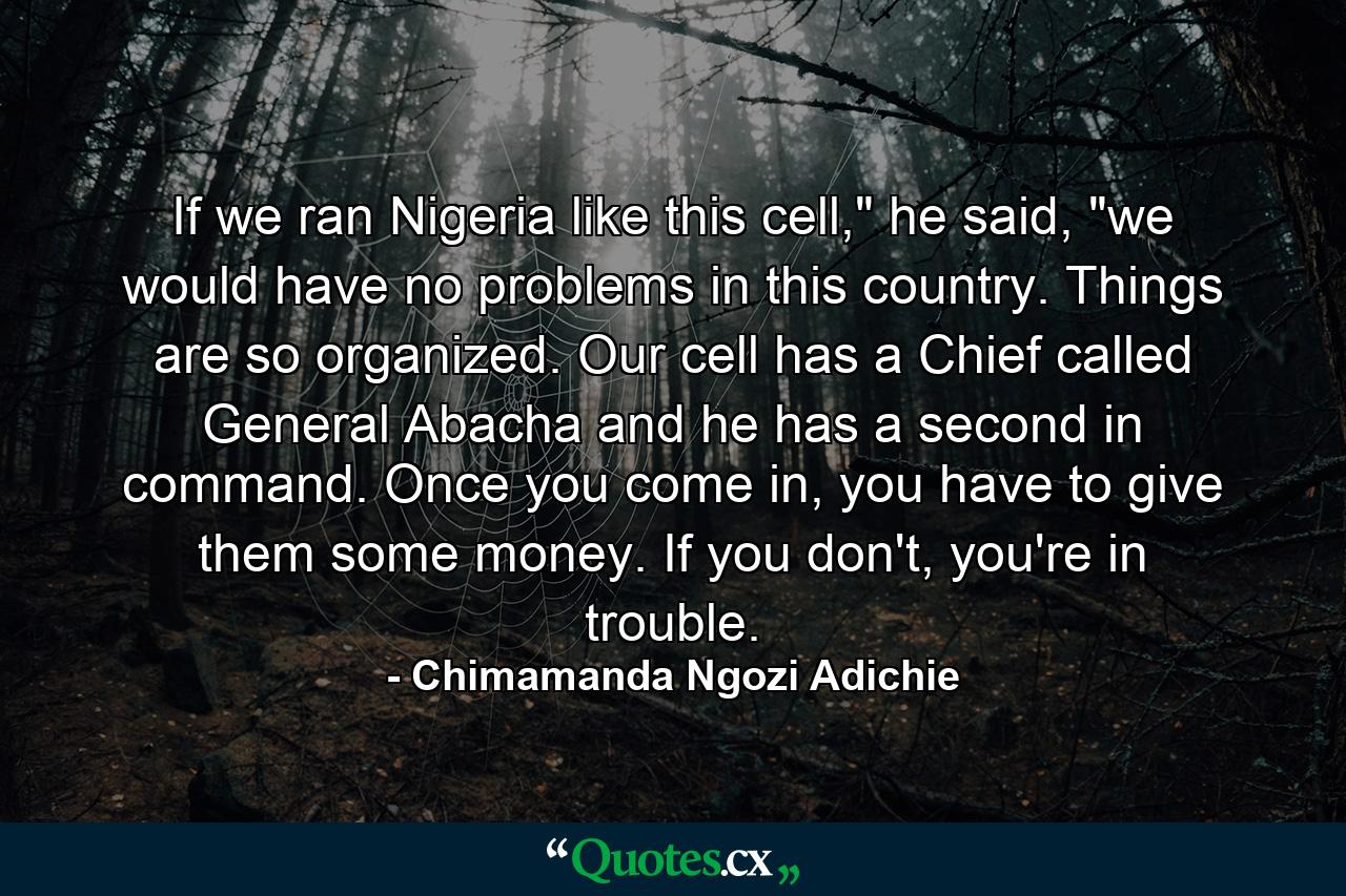 If we ran Nigeria like this cell,