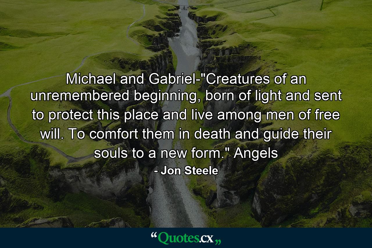 Michael and Gabriel-