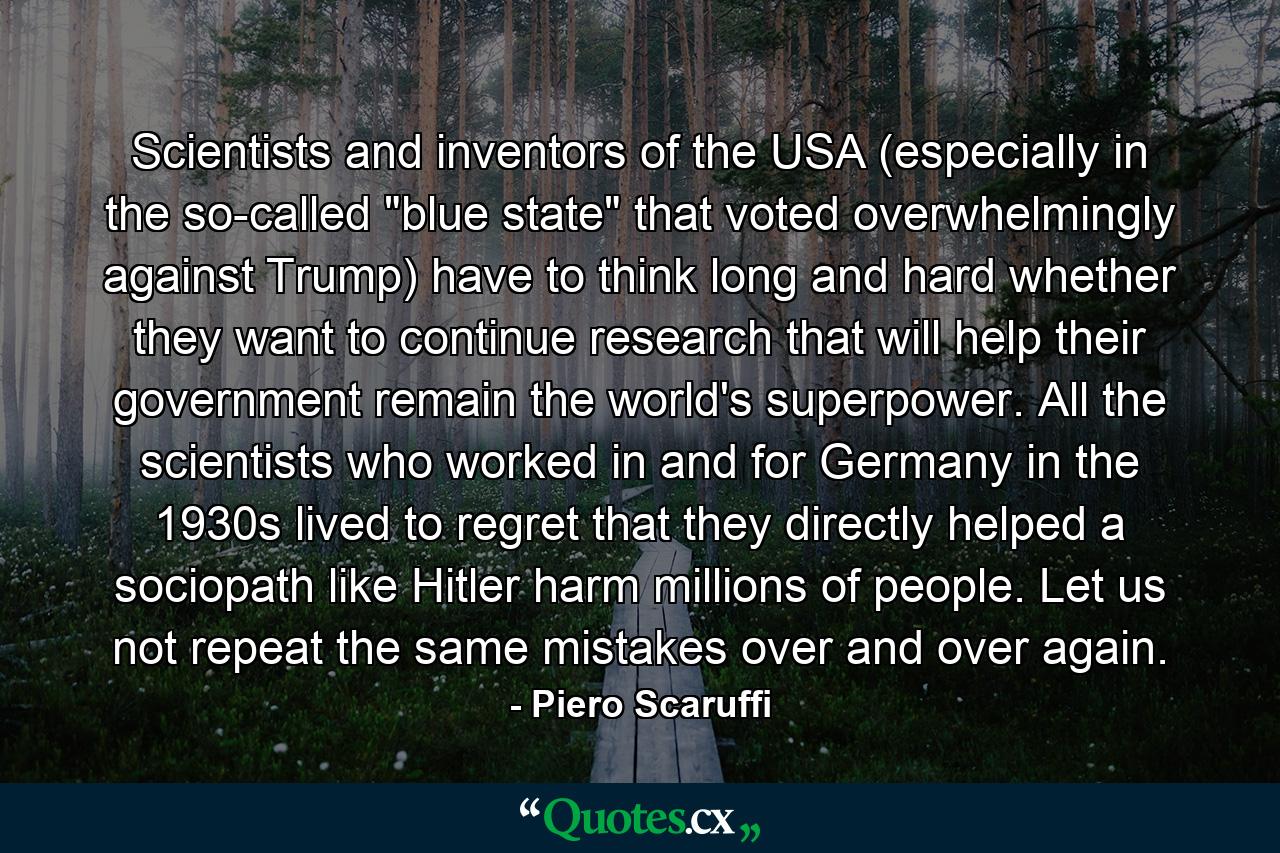 Scientists and inventors of the USA (especially in the so-called 