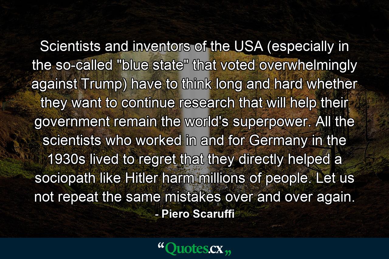 Scientists and inventors of the USA (especially in the so-called 