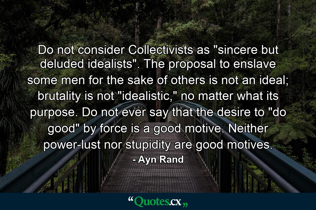 Do not consider Collectivists as 